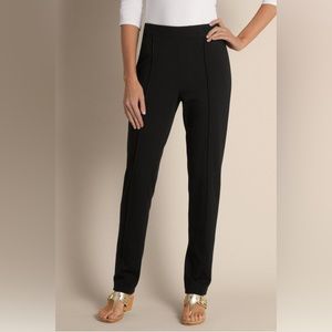 Soft Surroundings Skinny Stretch Pants Black XL Pull-on